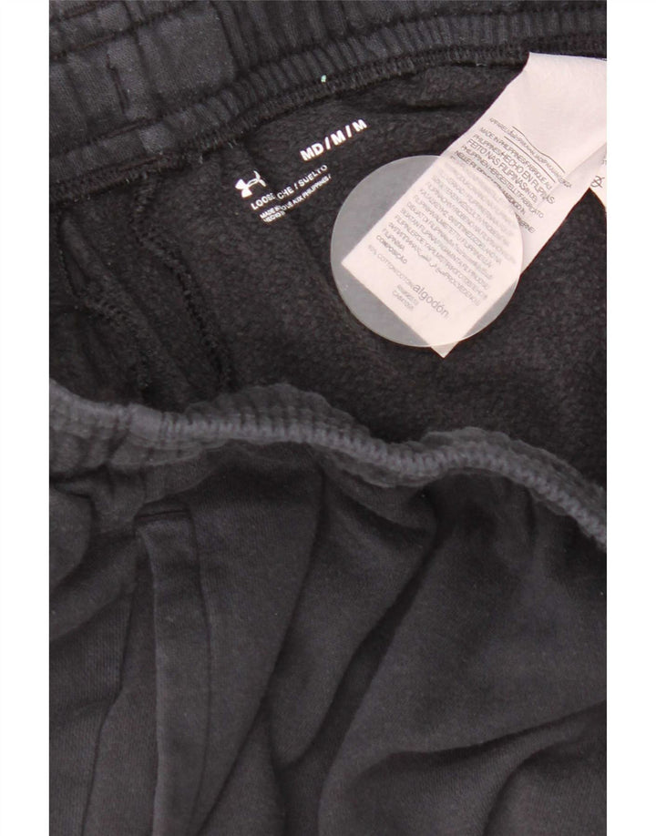 Under Armour Mens Tracksuit Trousers Joggers Medium Navy Blue Cotton