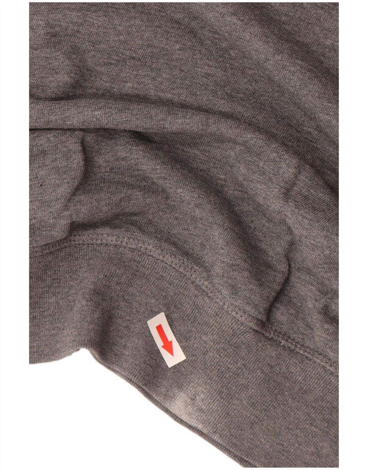 Diesel Mens Graphic Sweatshirt Jumper Small Grey Cotton