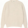 Zara Mens Crew Neck Jumper Sweater Medium White Polyester