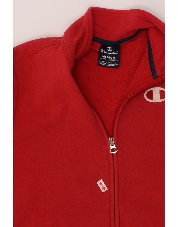 CHAMPION Boys Tracksuit Top Jacket 9-10 Years Medium  Red Vintage Champion and Second-Hand Champion from Messina Hembry 