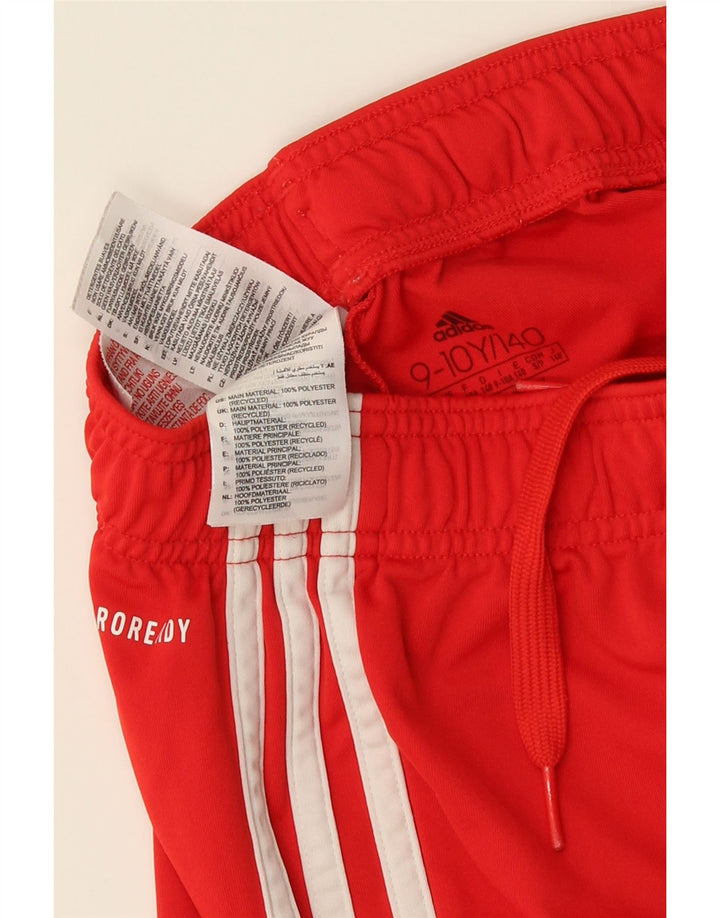 Adidas Boys Aeroready Sport Shorts 9-10 Years  Red Polyester