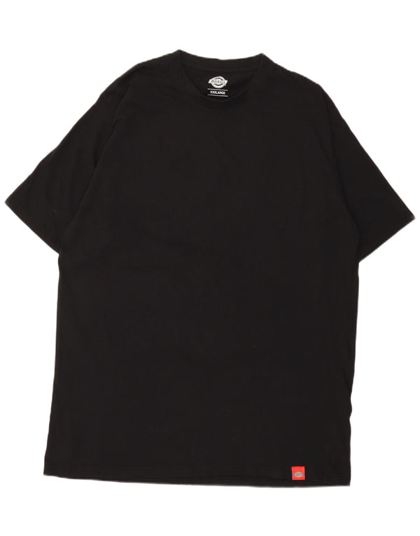 Dickies Mens T-Shirt Top 3XL Black Cotton