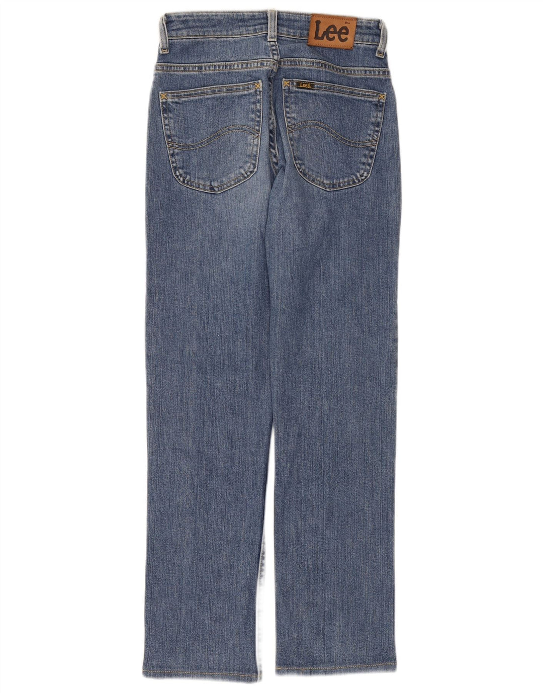 Lee Womens Straight Jeans W28 L29 Blue