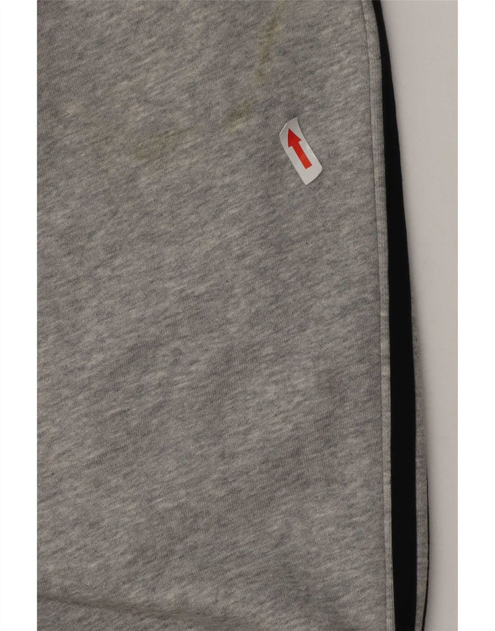 Adidas Mens Tracksuit Trousers Medium Grey Cotton