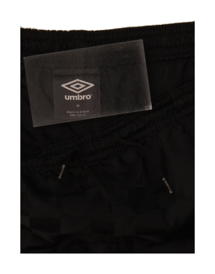 UMBRO Womens Sport Shorts UK 12 Medium  Black Nylon Vintage Umbro and Second-Hand Umbro from Messina Hembry 