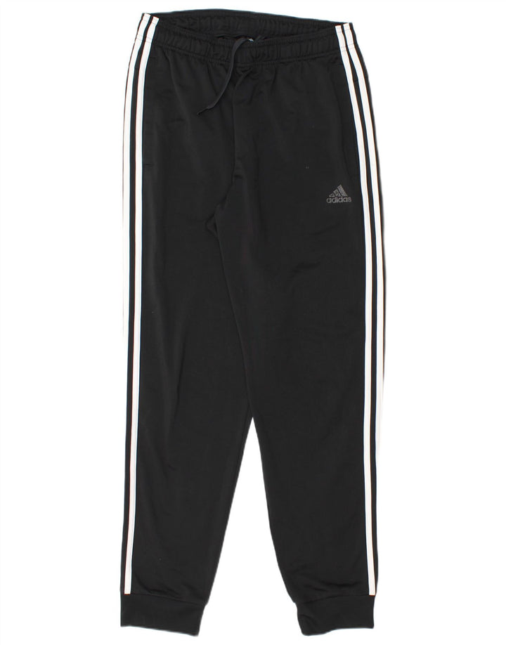 ADIDAS Mens Tracksuit Trousers Joggers Medium  Black Polyester