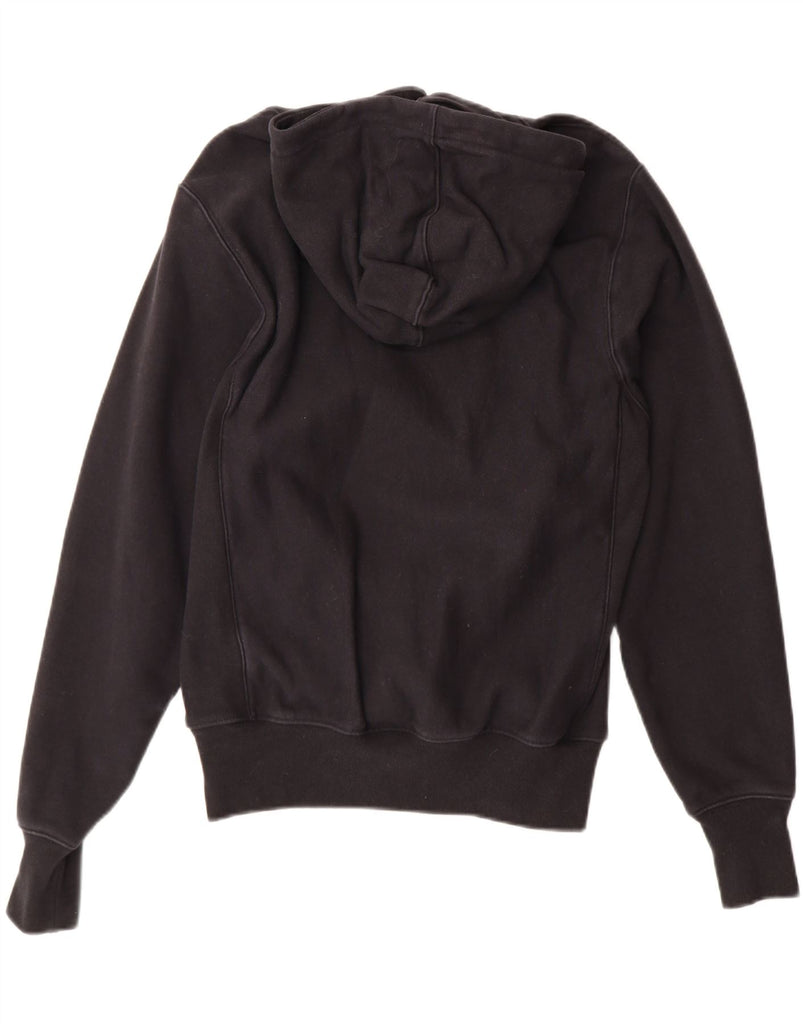 CHAMPION Womens Reverse Weave Oversized Hoodie Jumper UK 10 Small Black Vintage Champion and Second-Hand Champion from Messina Hembry 