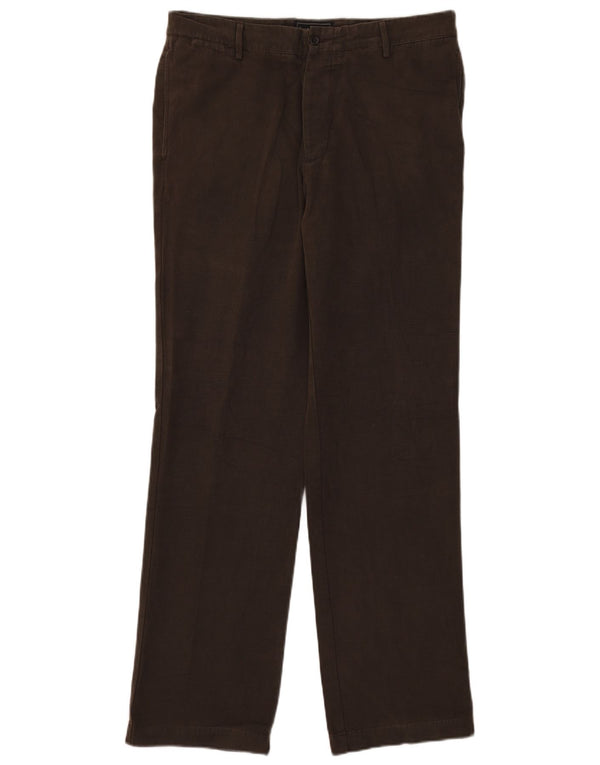 Marlboro Classics Mens Straight Chino Trousers EU 54 2XL W36 L33 Khaki