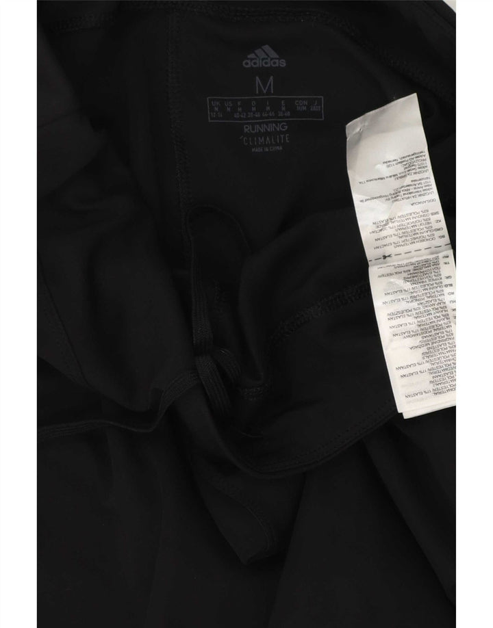Adidas Womens Climalite Crop Leggings UK 12/14 Medium Black Polyester