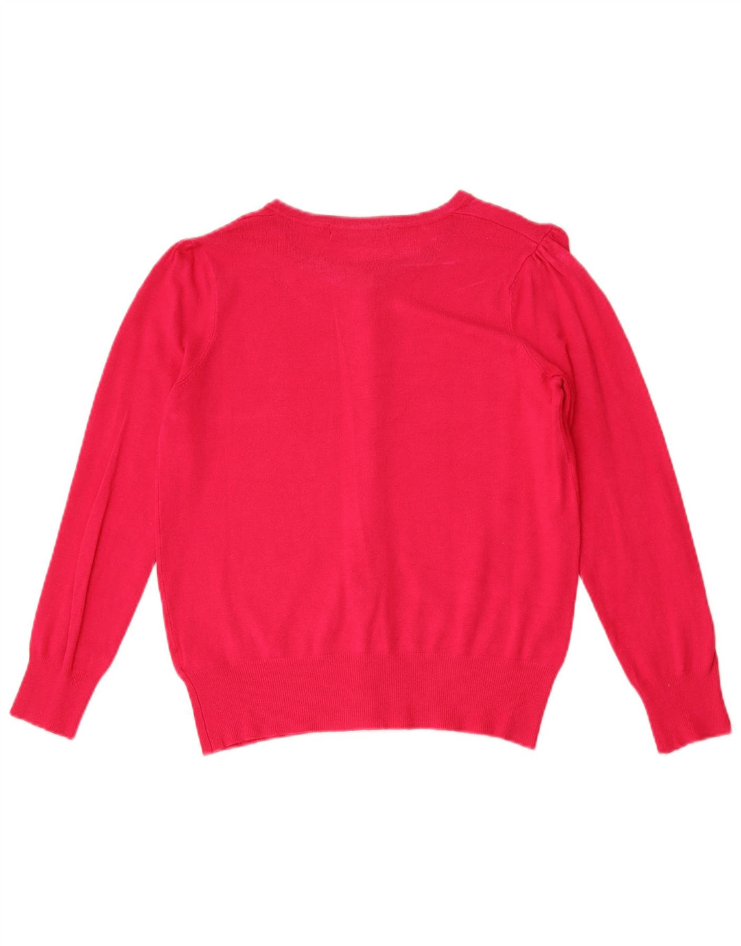 Marks & Spencer Womens Cardigan Sweater UK 10 Small Pink Viscose
