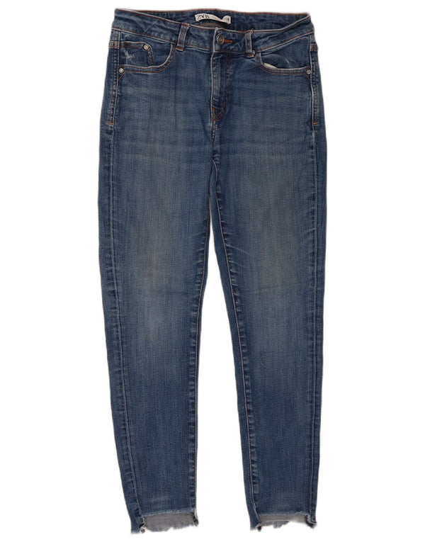 Zara Womens Slim Jeans EU 38 Small W28 L26 Blue