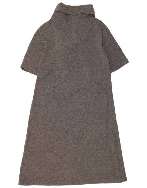 Cos Womens 1/2 Sleeve Jumper Dress UK 16 Large Grey