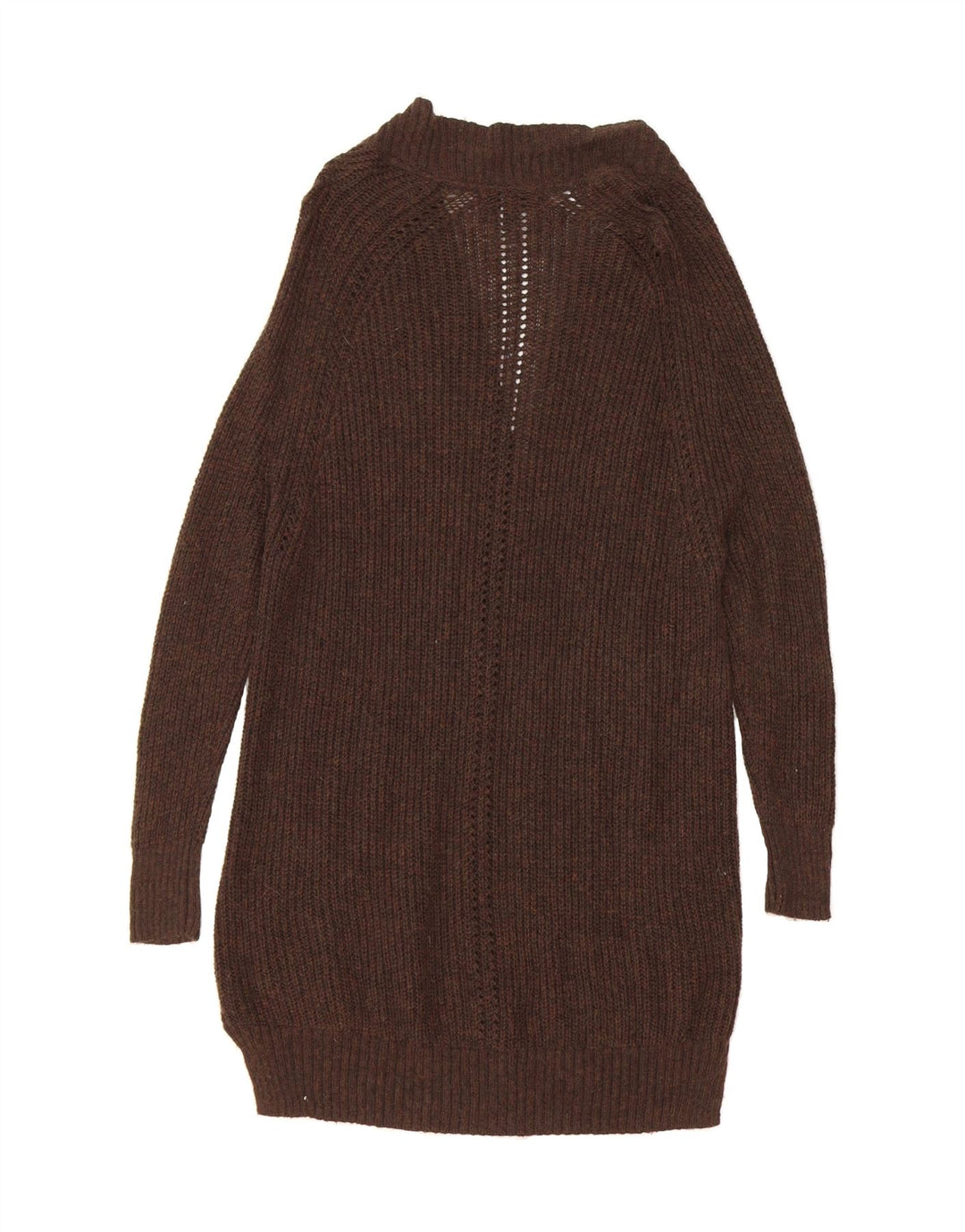 MOSSIMO Womens Oversized Longline Open Cardigan Sweater UK 10 Small Brown Vintage Mossimo and Second-Hand Mossimo from Messina Hembry 