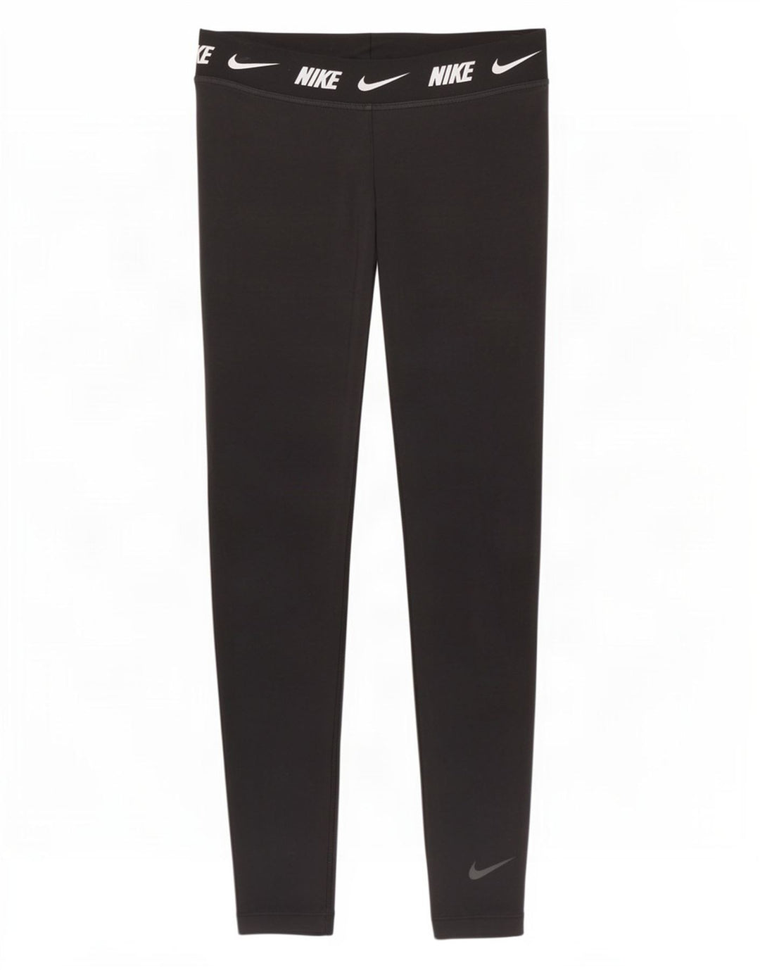 Nike Womens Graphic Leggings UK 16 Large Black Cotton