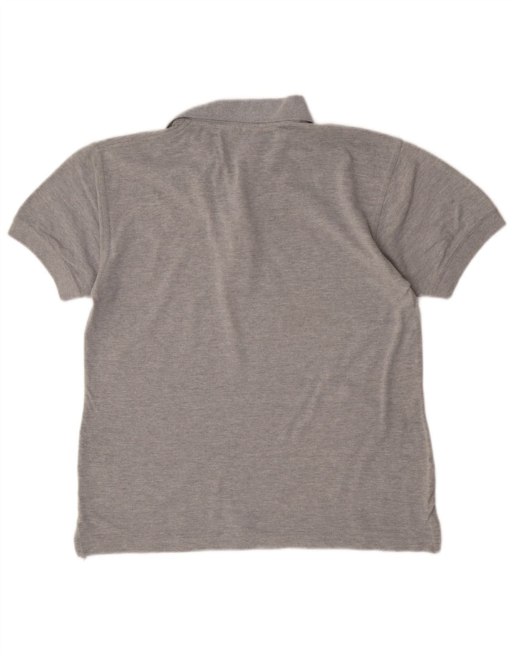 Reebok Mens Polo Shirt Medium Grey Cotton