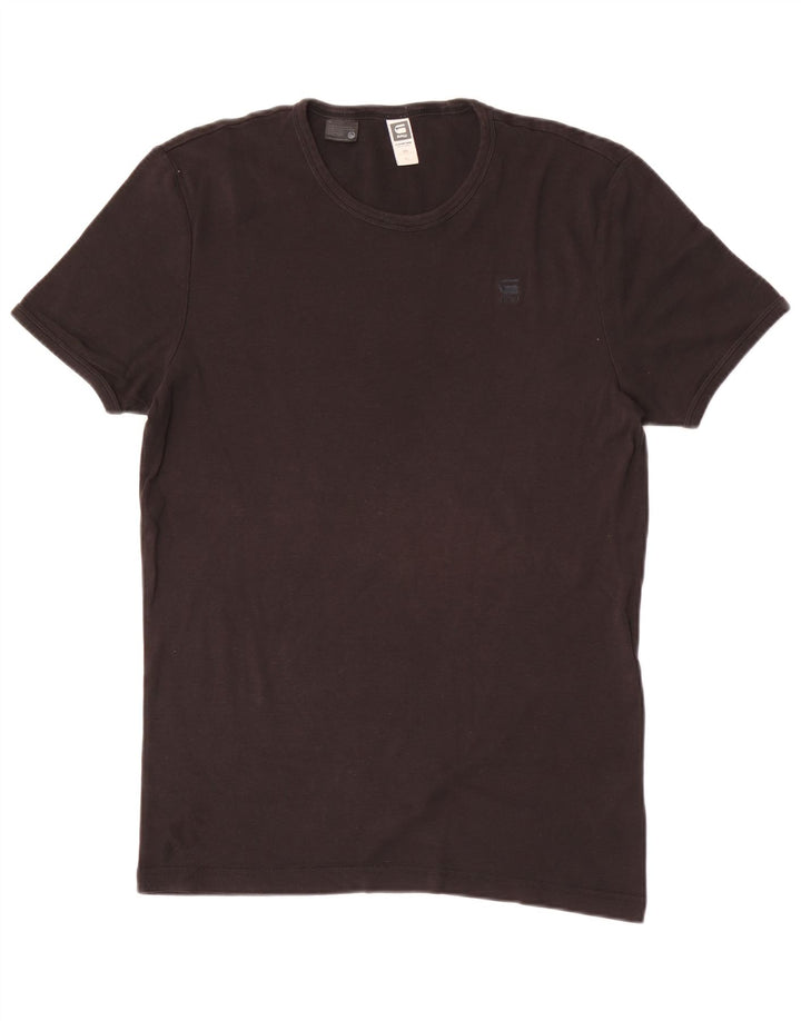 G-Star Mens T-Shirt Top XL Black Cotton