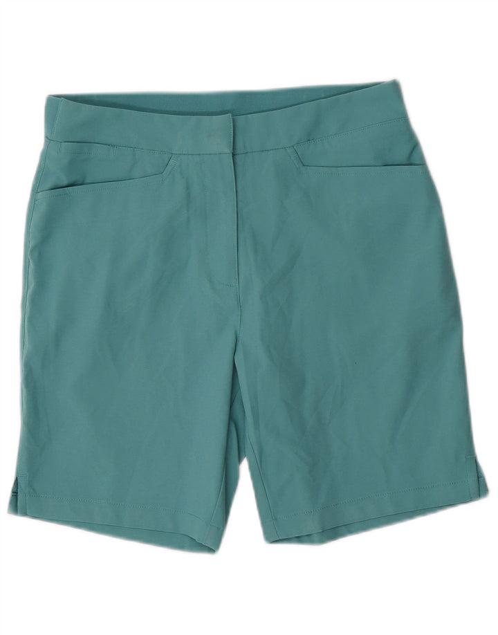 PUMA Womens Casual Shorts Small W27  Blue Cotton