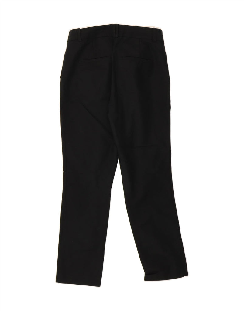 ZARA Womens Crop Straight Casual Trousers EU 38 Small W30 L27 Black Vintage Zara and Second-Hand Zara from Messina Hembry 