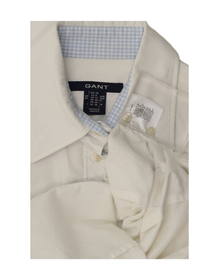 GANT Womens Shirt UK 12 Medium White Cotton Vintage Gant and Second-Hand Gant from Messina Hembry 