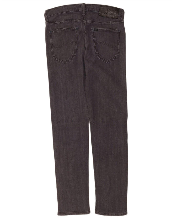 Lee Womens Daren Zip Fly Slim Jeans W30 L32 Grey Cotton