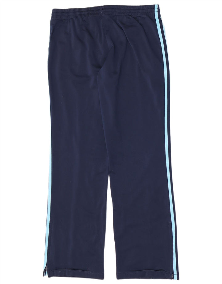 Adidas Womens Tracksuit Trousers EU 40 Medium Navy Blue Polyester