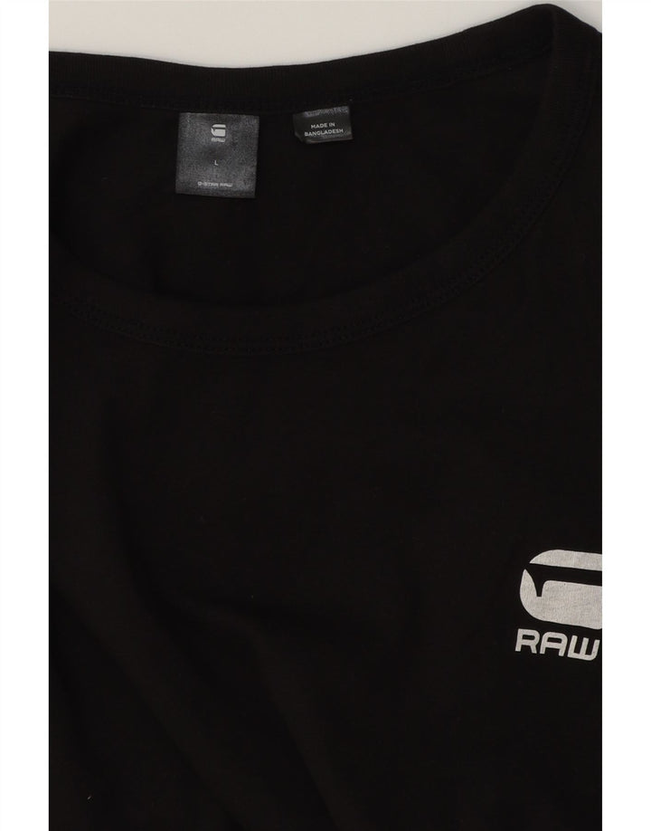 G-STAR Mens Top Long Sleeve Large Black