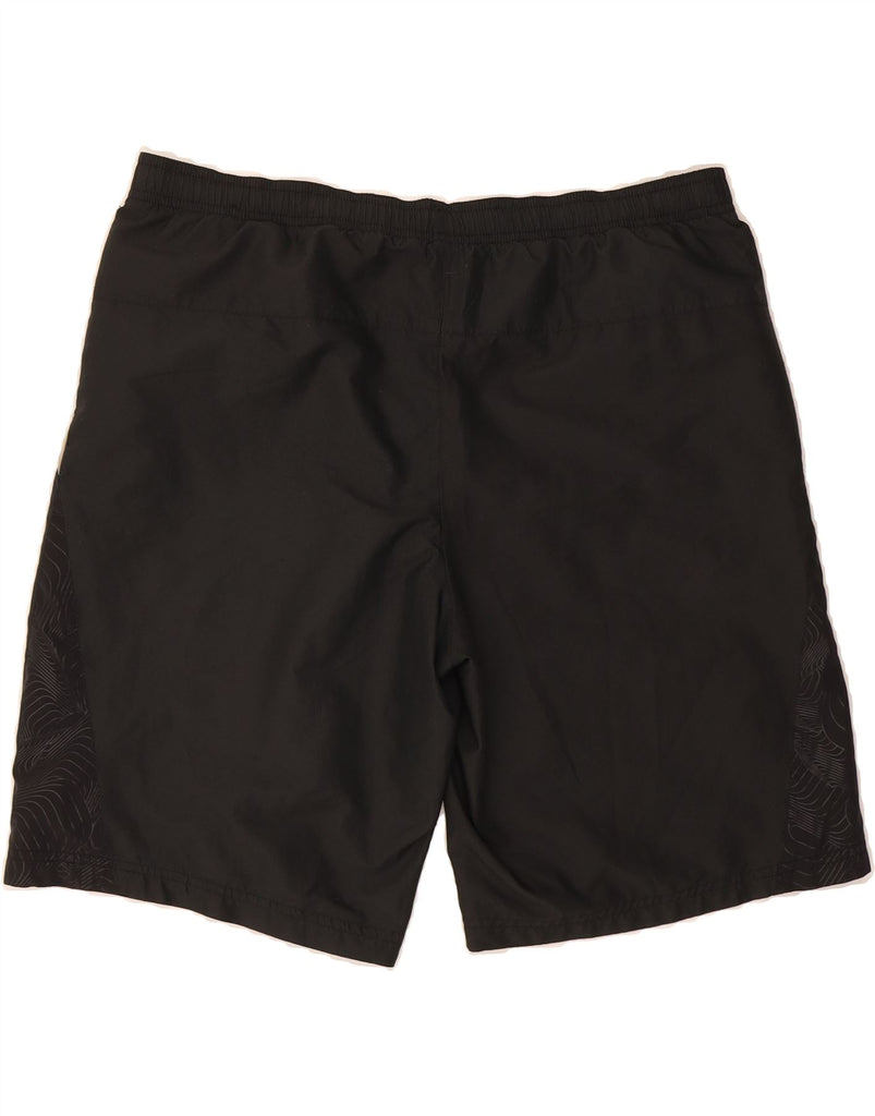 REEBOK Mens Sport Shorts Large Black Polyester Vintage Reebok and Second-Hand Reebok from Messina Hembry 