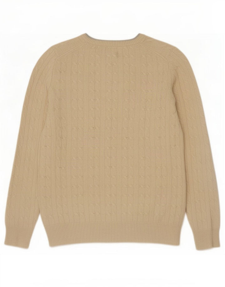 Jack Wills Womens Boat Neck Jumper Sweater UK 12 Medium Off White