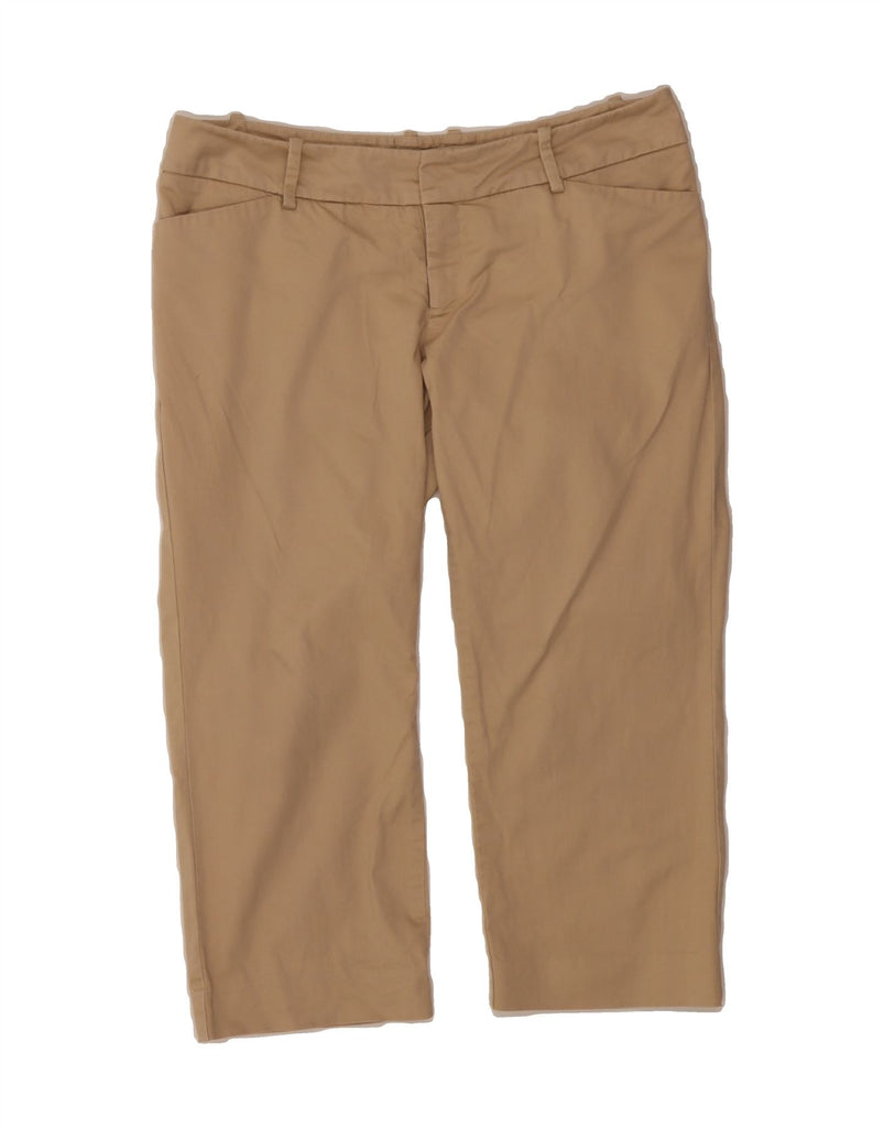 MOSSIMO Womens Straight Capri Trousers US 8 Medium W32 L20 Beige Cotton Vintage Mossimo and Second-Hand Mossimo from Messina Hembry 