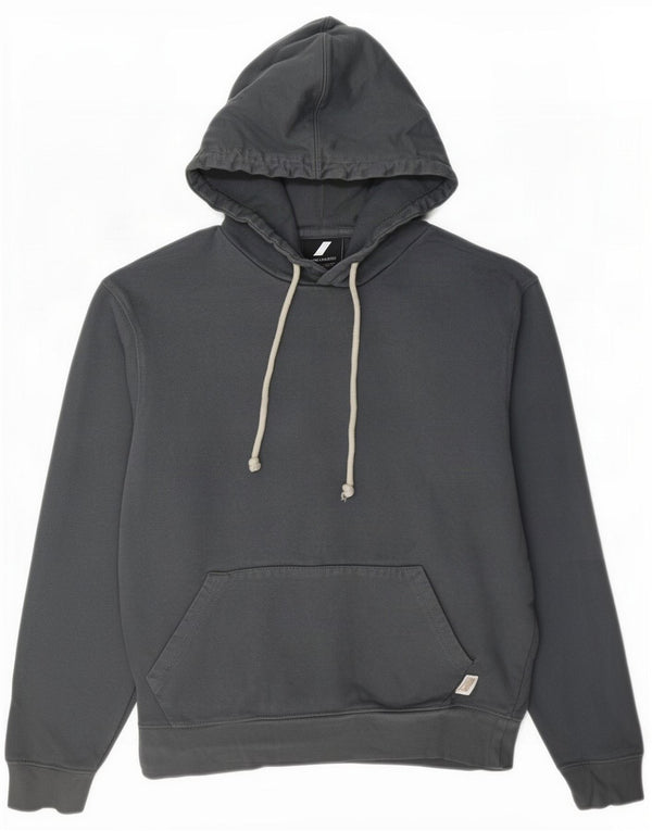 Zara Mens Hoodie Jumper Medium Navy Blue Cotton