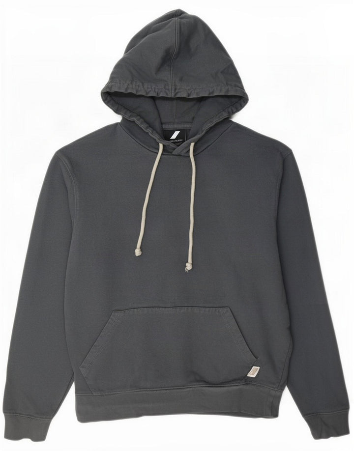 Zara Mens Hoodie Jumper Medium Navy Blue Cotton