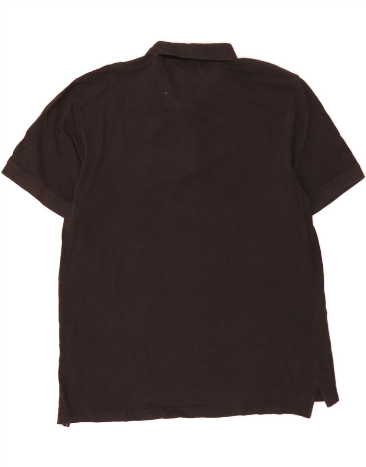 IZOD Mens Heritage Polo Shirt XL Black Vintage Izod and Second-Hand Izod from Messina Hembry 