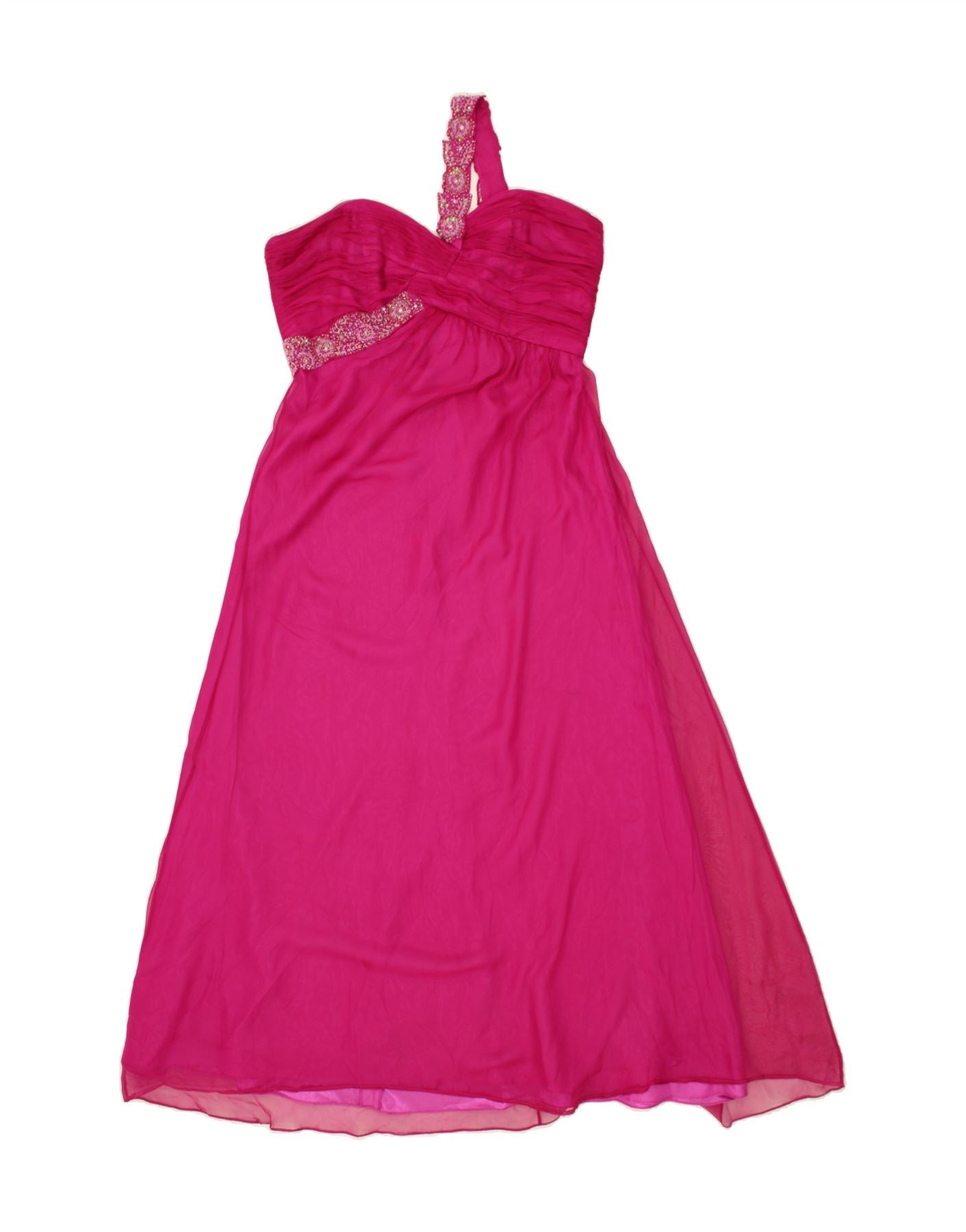SIMPLY DIVINE Womens Maxi Dress UK 16 Large Pink – Messina Hembry