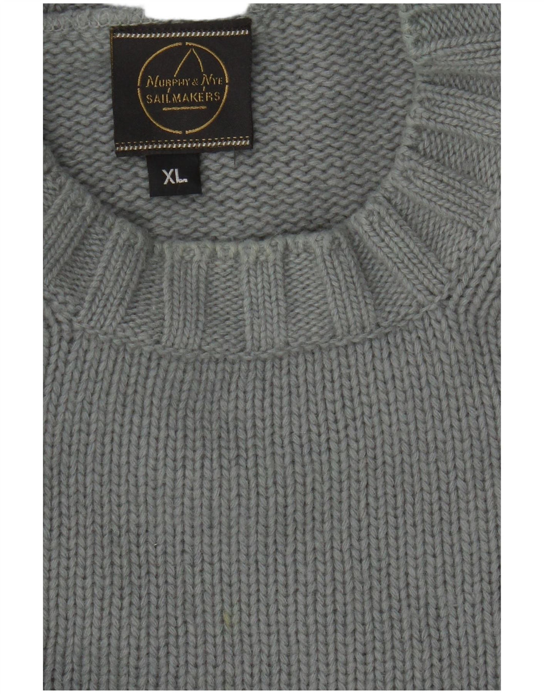 Murphy & Nye Mens Crew Neck Jumper Sweater XL Grey