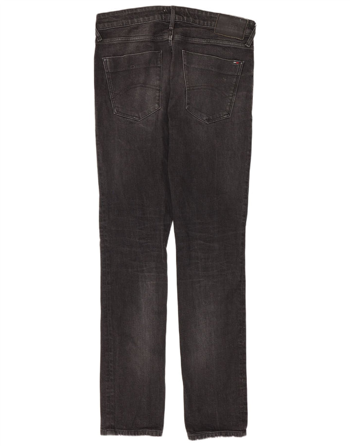 Tommy Hilfiger Mens Slim Jeans W33 L34 Grey Cotton