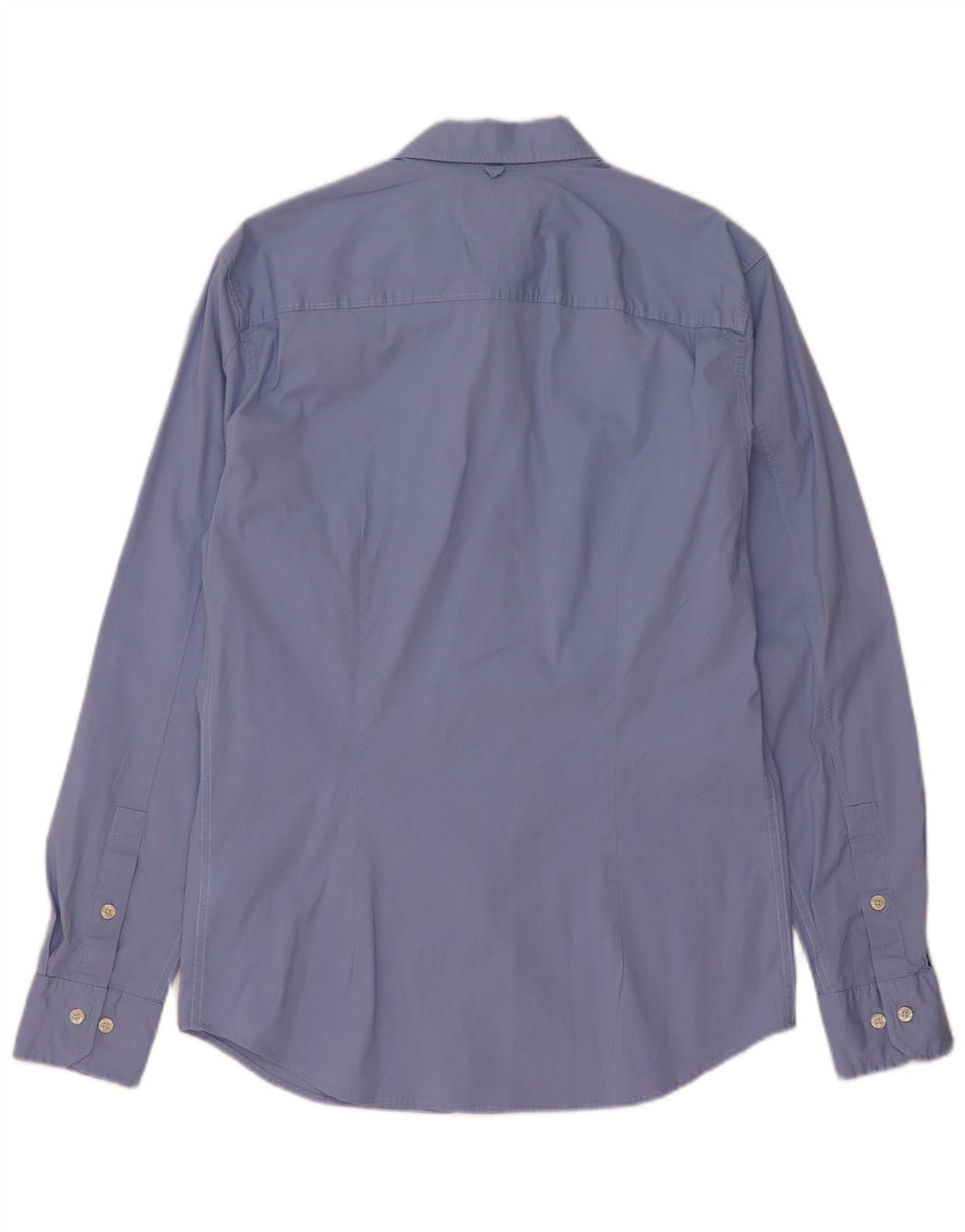 Tommy Hilfiger Mens Slim Fit Shirt Large Blue Cotton