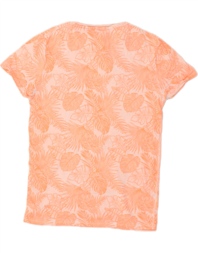 SUPERDRY Mens T-Shirt Top Small Orange Floral Cotton Hawaiian | Vintage Superdry | Thrift | Second-Hand Superdry | Used Clothing | Messina Hembry 