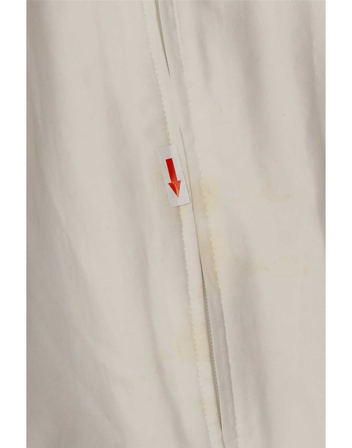 Nike Mens Tracksuit Top Jacket UK 41/43 Large White Polyester