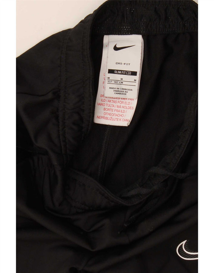 Nike Boys Dri Fit Slim Tracksuit Trousers 10-11 Years Medium Black