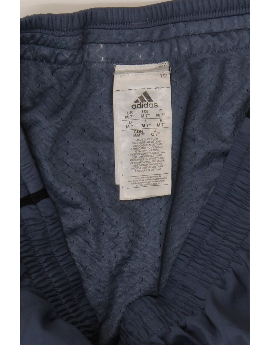 ADIDAS Mens Climacool Sport Shorts Medium Blue Colourblock Polyester