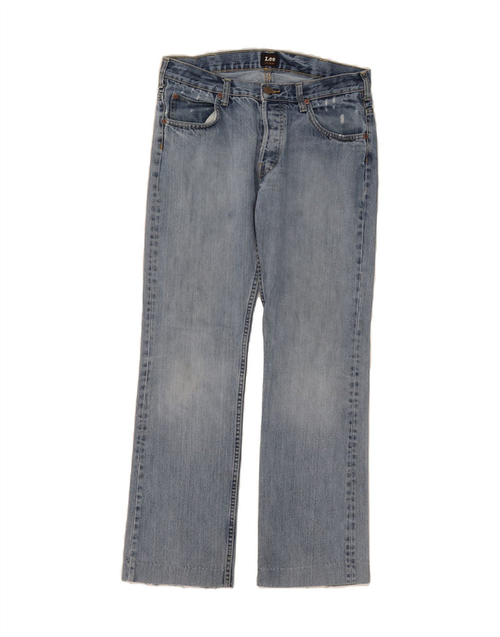 LEE Womens Knox Straight Jeans W33 L31 Blue Cotton Vintage Lee and Second-Hand Lee from Messina Hembry 
