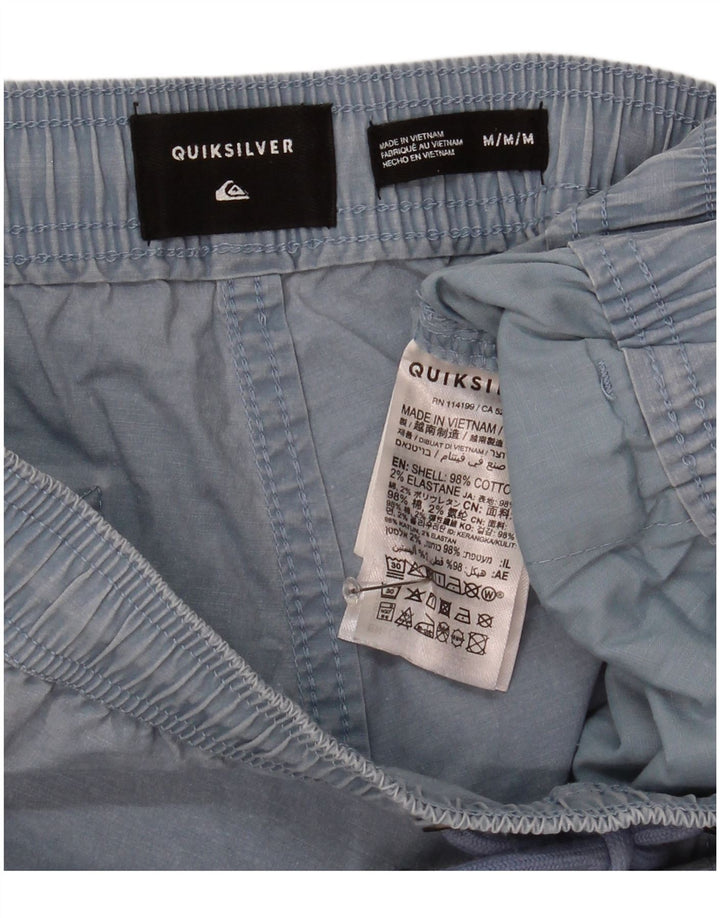 Quiksilver Mens Regular Fit Regular Fit Sport Shorts Medium  Blue Cotton