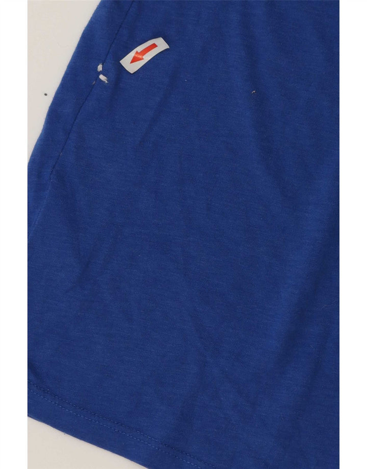 Nike Mens Athletic Cut Graphic T-Shirt Top XL Blue Polyester