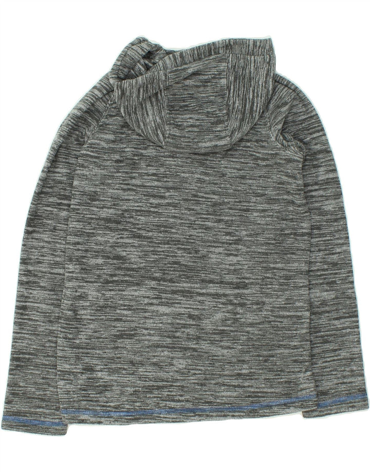 MOUNTAIN WAREHOUSE Boys Hooded Fleece Jacket 11-12 Years Grey Flecked Vintage Mountain Warehouse and Second-Hand Mountain Warehouse from Messina Hembry 