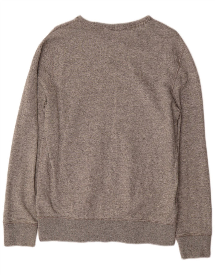 Gap Mens Sweatshirt Jumper Medium Grey Flecked Cotton