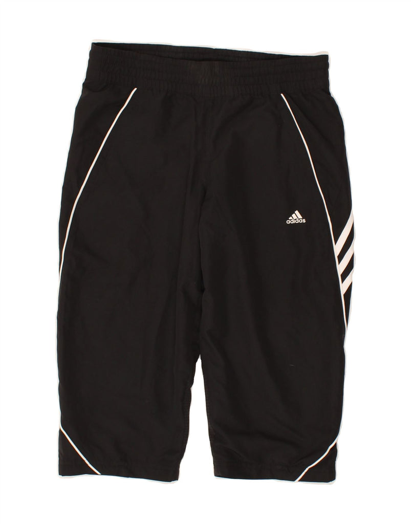 ADIDAS Boys Sport Shorts 11-12 Years Black Polyester | Vintage Adidas | Thrift | Second-Hand Adidas | Used Clothing | Messina Hembry 