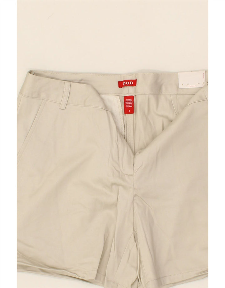 IZOD Womens Chino Shorts US 4 Small W27  White Cotton Vintage Izod and Second-Hand Izod from Messina Hembry 