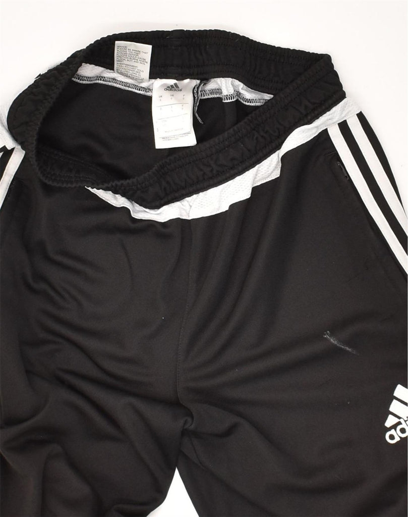 ADIDAS Mens Tracksuit Trousers Small Black Polyester | Vintage Adidas | Thrift | Second-Hand Adidas | Used Clothing | Messina Hembry 