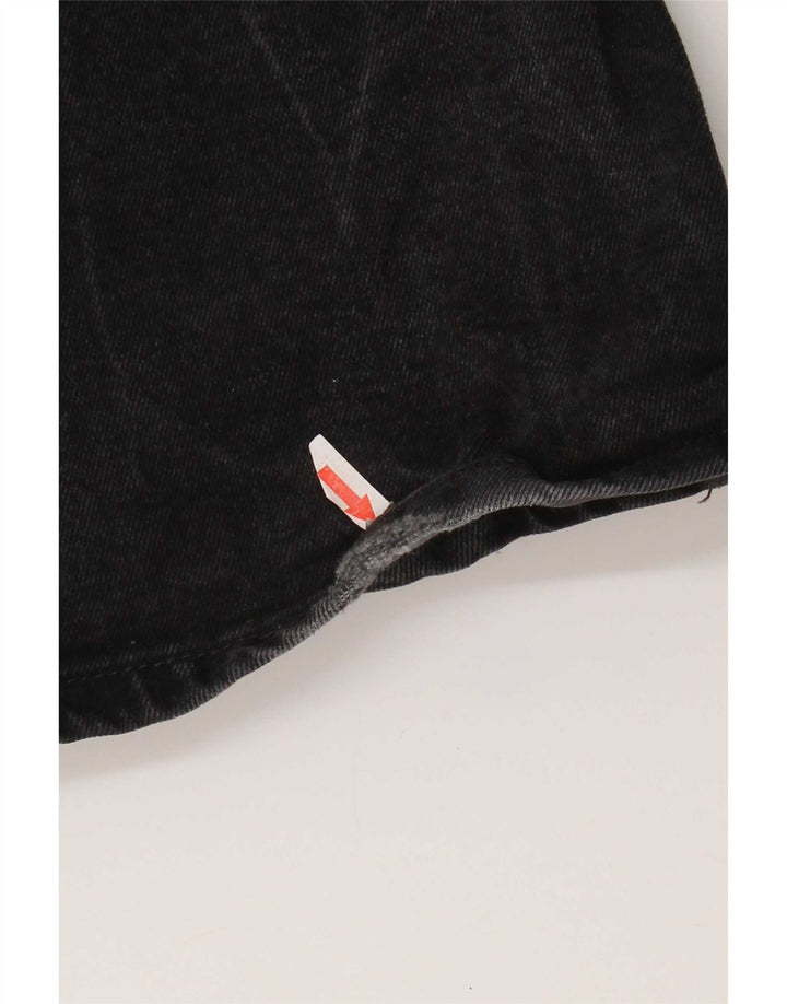 Zara Womens Flared Jeans EU 34 2XS W24 L30 Black Cotton