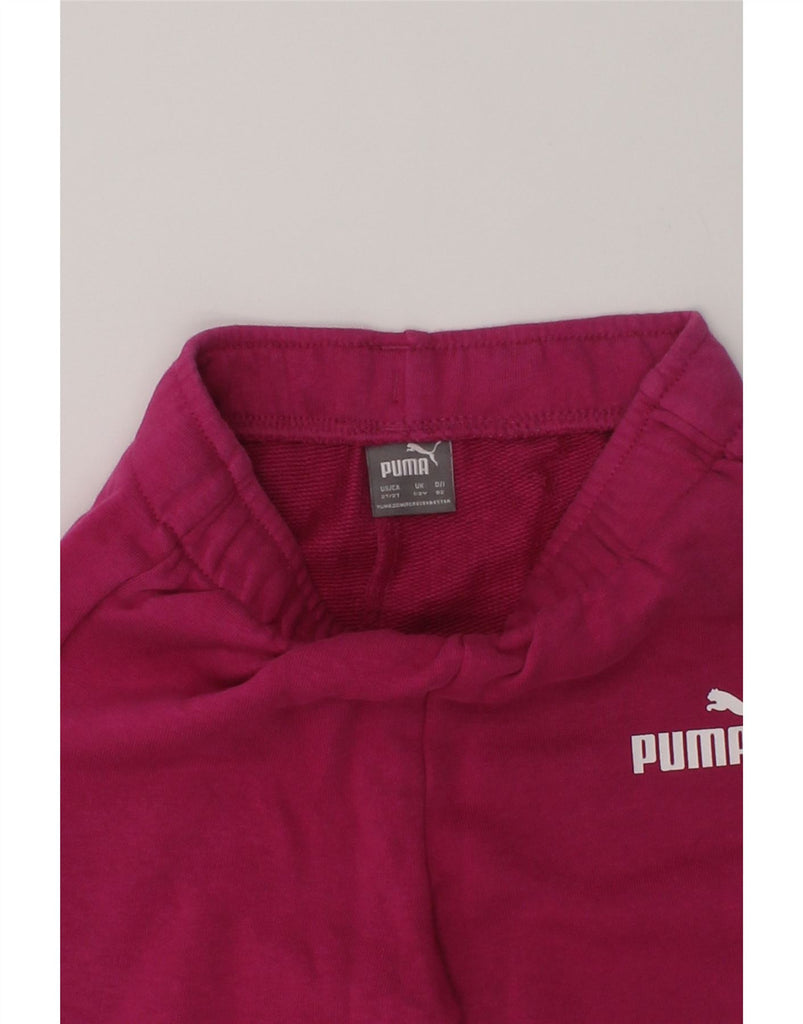 PUMA Baby Boys Joggers Tracksuit Trousers 18-24 Months Pink Cotton | Vintage Puma | Thrift | Second-Hand Puma | Used Clothing | Messina Hembry 